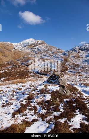 Beinn Resipol ist ein Corbett, einem schottischen Hügel zwischen 2500' und 3000' hoch. Es befindet sich im Sunart im Hochland Stockfoto