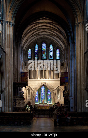 Innenraum der St. Patricks Kathedrale. Dublin, Irland. Stockfoto