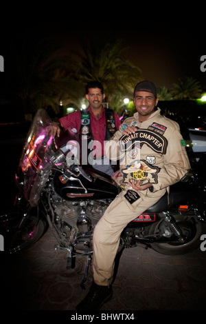 Harley Davidson Biker Riyadh Saudi-Arabien Arabische Stockfoto