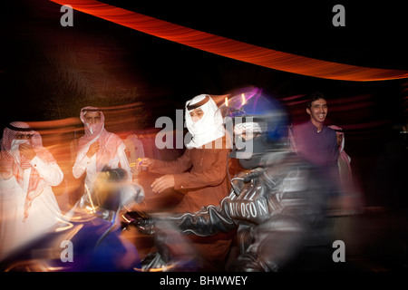 Harley Davidson Biker Riyadh Saudi-Arabien Arabische Stockfoto