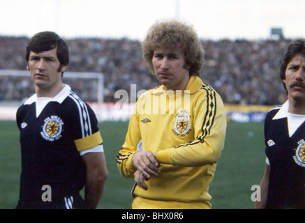 Alan rau, schottischer Torhüter. Schottland V Peru Juni 1978 Stockfoto