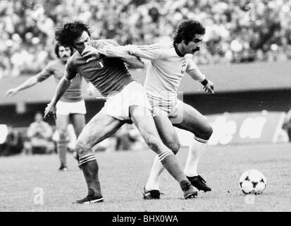 Roberto Rivelino Brasilien World Cup 1978 den dritten Platz Spiel Brasilien 2 Italien 1 Fußball Stockfoto