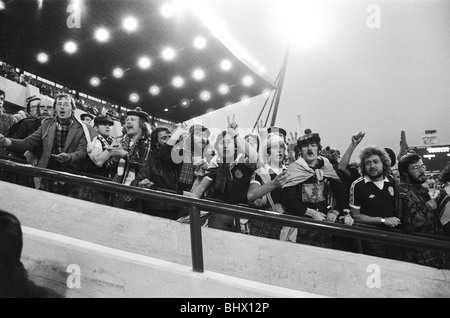 1978 World Cup-Finale Gruppe vier entsprechen in Cordoba, Argentinien. Schottland 1 V Iran 1. Wütende schottische fans schreien aus der Stockfoto