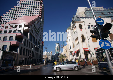 Tel Aviv städtebauliche Aspekt. Stockfoto