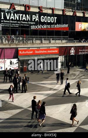 Kulturhuset, Stockholms Stadsteater Sergels Torg, Stockholm, Schweden Stockfoto