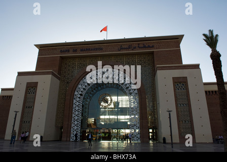 Gare de Marrakech, Marrakesch, Marokko. Stockfoto