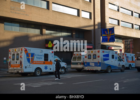 St. Vincent Catholic Medical Center in Greenwich Village in New York Stockfoto