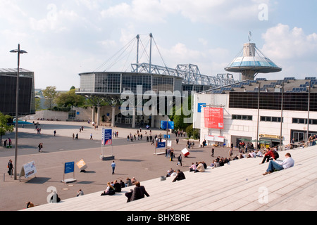 Hannover Messe 2009, das weltweit wichtigste Technologieereignis, Freigelände, das Convention Center CC. Bundesrepublik Deutschland Stockfoto