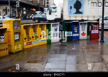 Internationale kostenlose Zeitungen und Zeitschriften, London, England, UK, Europa Stockfoto