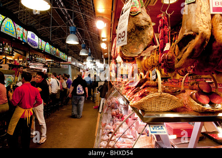 Mai 2009, Spanien #La Boqueria (Mercat de St. Josep), La Boqueria (Mercat de St. Josep), Barcelona, Barcelona, Mai 2009, Spanien Stockfoto