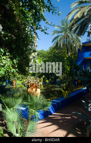 Jardin Majorelle, Marrakesch, Marokko. Stockfoto