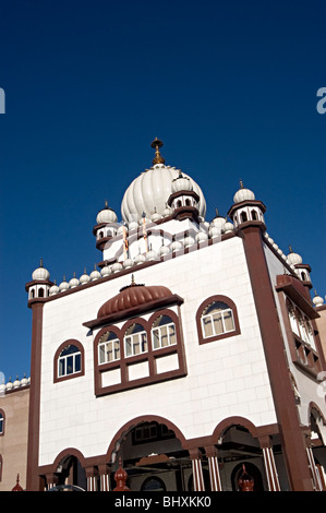 Birmingham Soho Straße Gurduwara Sikh-Tempel in Handsworth Gurdwara Guru Nanak Nishkam Sewak Jatha Stockfoto