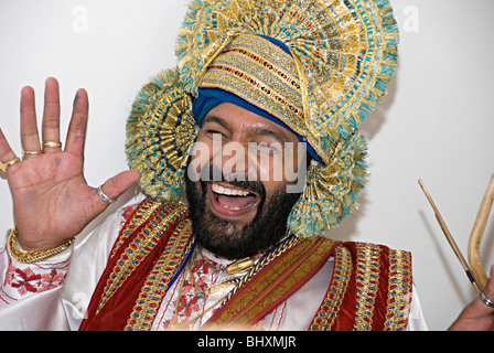 GURCHARAN MALL der Dhol Blasters in london Stockfoto