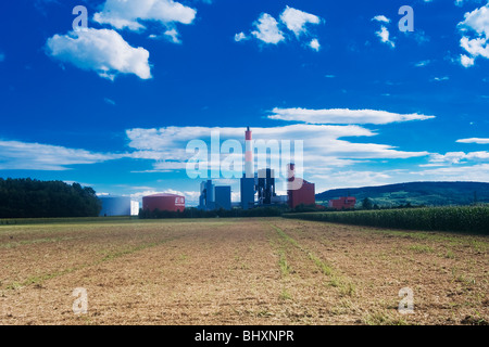 Wärmekraftwerk Theiß, Niederösterreich, Österreich, Europa Stockfoto