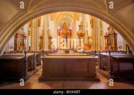 Kirche der Piaristen in Krems, Wachau Region, Region Waldviertel, Niederösterreich, Österreich Stockfoto