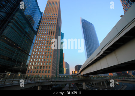 Shiodome, Minato, Tokio Stockfoto