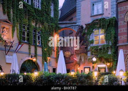 Speisten in der Stadt Wien Stockfoto