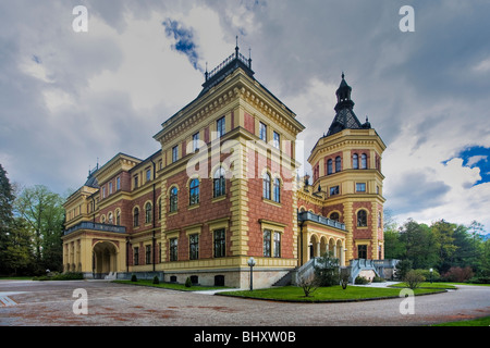 Schloss Traunsee, Altmünster, Gmunden, Oberösterreich, Österreich Stockfoto