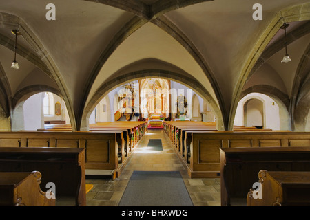 Altar der Kirche in Weitra, Waldviertel Region, Niederösterreich, Österreich Stockfoto