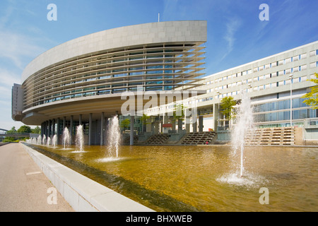 Regierungsviertel in St. Pölten, Niederösterreich, Österreich Stockfoto