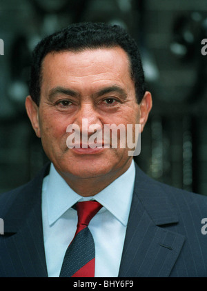 MOHAMED HOSNI MUBARAK, Präsident von Ägypten 3. August 1991 Stockfoto