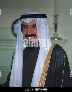 SHIEKH Jaber AL-SABAH EMIR von KUWAIT 2. Dezember 1991 Stockfoto