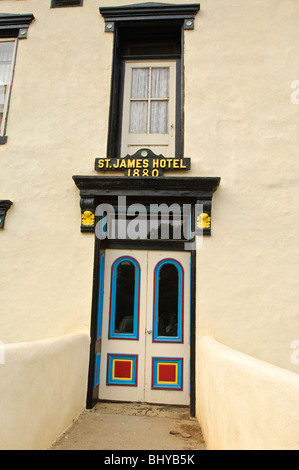 Alte St. James Hotel Cimarron, New Mexico. Stockfoto