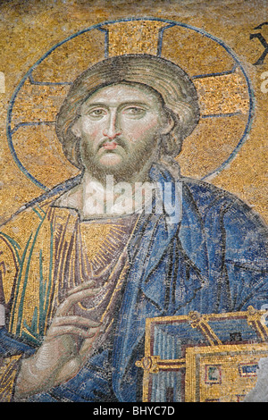 12. Jahrhundert Mosaik Panel an der Hagia Hagia Sophia Stockfoto