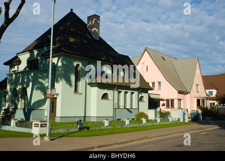 Villen, Ringi Straße, Pärnu, Estland, Europa Stockfoto