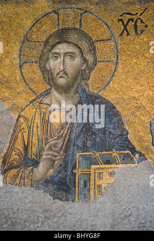 12. Jahrhundert Mosaik Panel an der Hagia Hagia Sophia Stockfoto