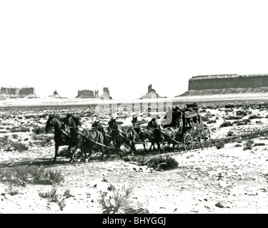 STAGECOACH - 1939 UA Film mit John Wayne unter der Regie von John Ford Stockfoto