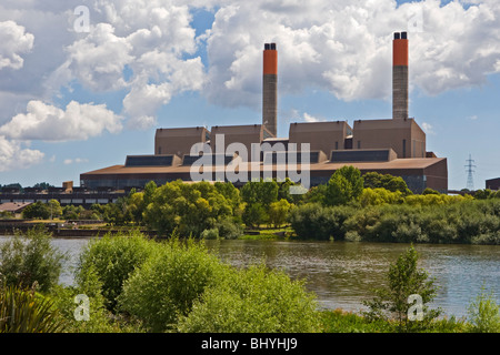 Huntly Kraftwerk, Waikato, Neuseeland, Donnerstag, 28. Januar 2010. Stockfoto