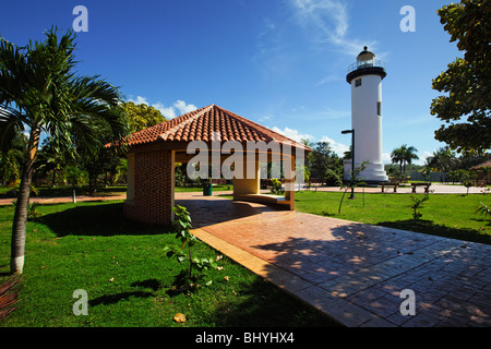 Rincon Leuchtturm und Park, Punkt Higuero, Rincon, Puerto Rico Stockfoto
