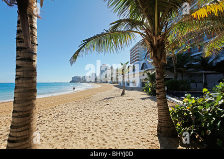 Strand von Condado, San Juan, Puerto Rico Stockfoto