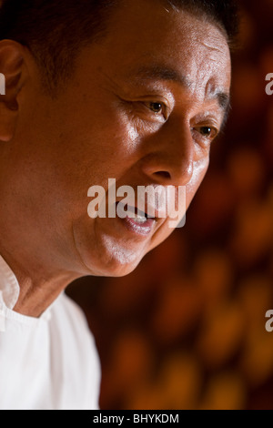 Chef und Inhaber des Restaurants "Nobu", Nobuyuki Matsuhisa, Tokio, Japan, auf Sonntag, 13. September 2009. Stockfoto