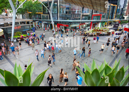 Queen Street Mall, Brisbane Australien Stockfoto