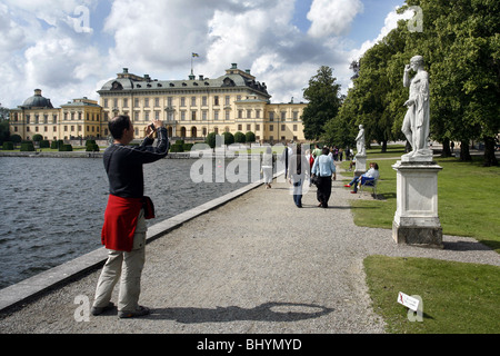 Drottningholm Slott / Palast Drottningholm, Stockholm, Schweden Stockfoto