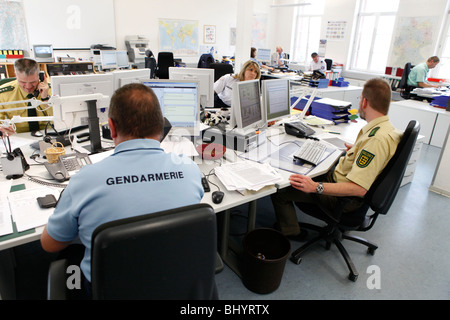 Schweizerisch-Zentrum der Polizei- und Zollbehörden (CCCPD) in Kehl (Deutschland) Stockfoto