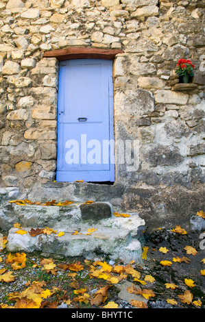 Fassade eines traditionellen Hauses Stockfoto