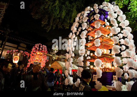 Tokio (Japan) 2009/11/12: Oeshiki Festival Stockfoto