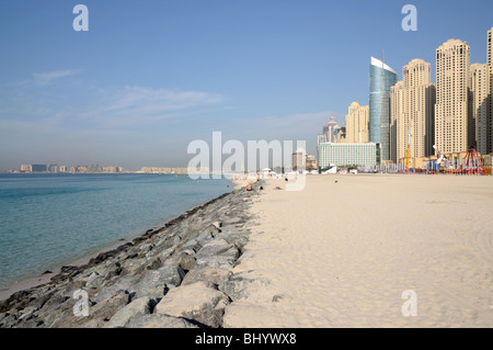 Küste in Dubai, Vereinigte Arabische Emirate Stockfoto