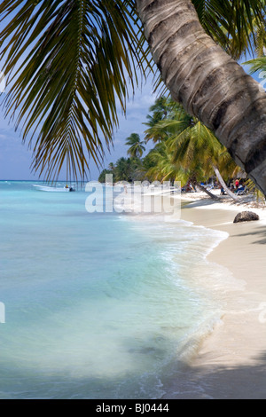 DOMINIKANISCHE REPUBLIK STRAND SANOA INSEL Stockfoto