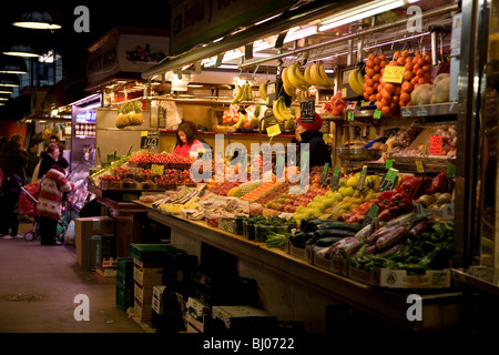 St. Josep La Boqueria Mercat - Barcelona - Spanien Stockfoto