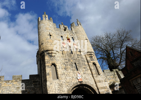 Micklegate Bar Stadt von York in North Yorkshire England Uk Stockfoto