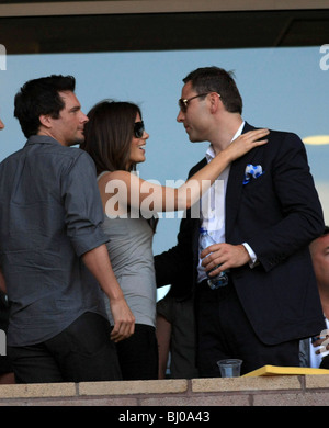 LEN WISEMAN KATE BECKINSALE DAVID WALLIAMS LOS ANGELES GALAXY V AC MILAN CARSON LOS ANGELES CA USA 19. Juli 2009 Stockfoto