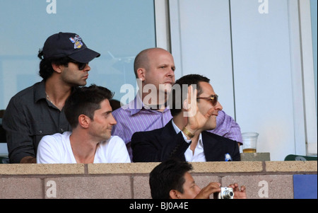 DAVID WALLIAMS Wellen bei VICTORIA BECKHAM TOM Kreuzfahrt LOS ANGELES GALAXY V AC MILAN CARSON LOS ANGELES CA USA 19. Juli 2009 Stockfoto