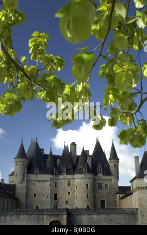 Das Chateau de Jumilhac. Jumilhac le Grand Dordogne Frankreich. 12 th Jahrhunderts feudalen Festung. Stockfoto