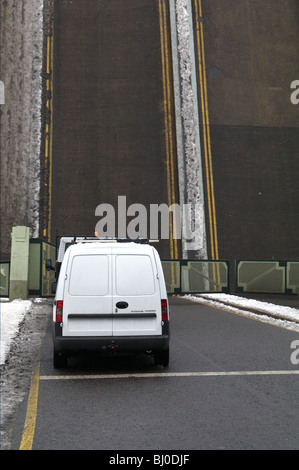 Redcliffe Klappbrücke im Bristol angehoben bei Wartungsarbeiten Stockfoto