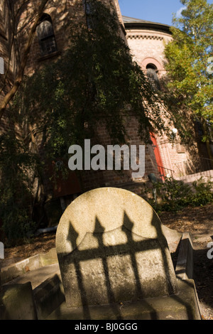 Kreisförmige kongregationalistische Kirche und Friedhof in Charleston, South Carolina Stockfoto