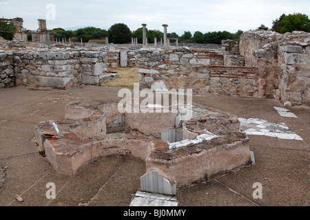 Antike Philippi, Ostmakedonien, Nordgriechenland, Sept. 2009 Stockfoto